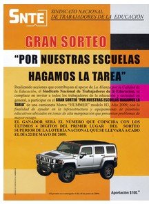 Sólo ha vendido 720 de los 10 mil boletos para la Hummer