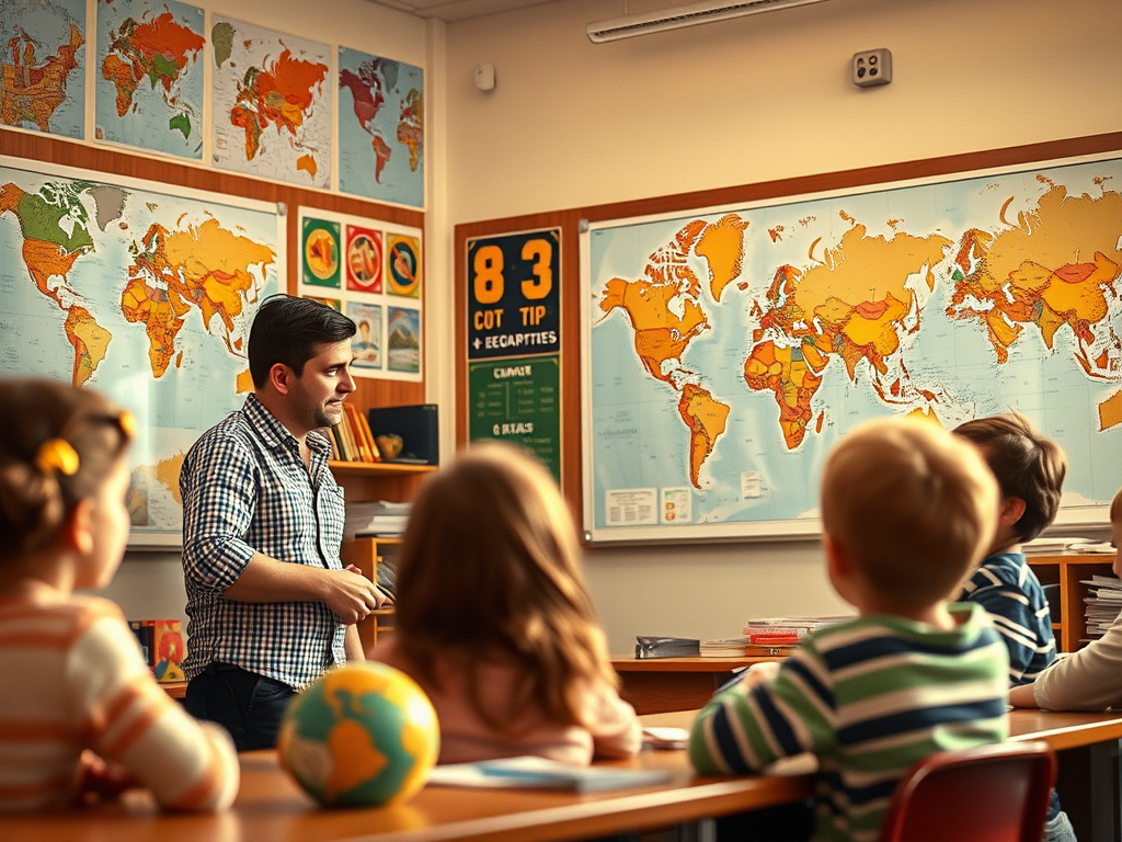 Enseñanza de la geografía en primaria