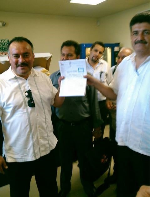 Toma de Nota por parte del Tribunal de Arbitraje al Nuevo Comité Estatal del SETEBC 2013-2017