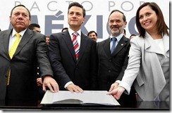 Documento íntegro: El 'Pacto por México' de Peña Nieto y firmado por Cristina Díaz, Gustavo Madero y Jesús Zambrano