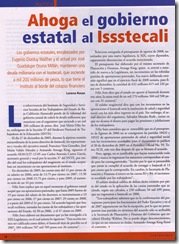 Ahoga el gobierno estatal al Issstecali
