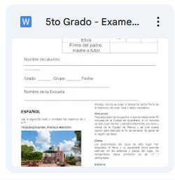 Prueba Diagnóstico Quinto Grado editable y también en pdf