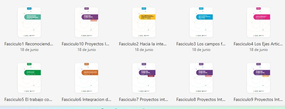 MEJOREDU fascículos del 1 al 10 Bibliografía complementaria plaza admisión docente