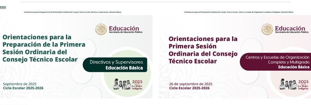 Primera Sesión Ordinaria Consejo Técnico Escolar. 26 septiembre 2025