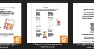 Tareas para los alumnos de primaria.