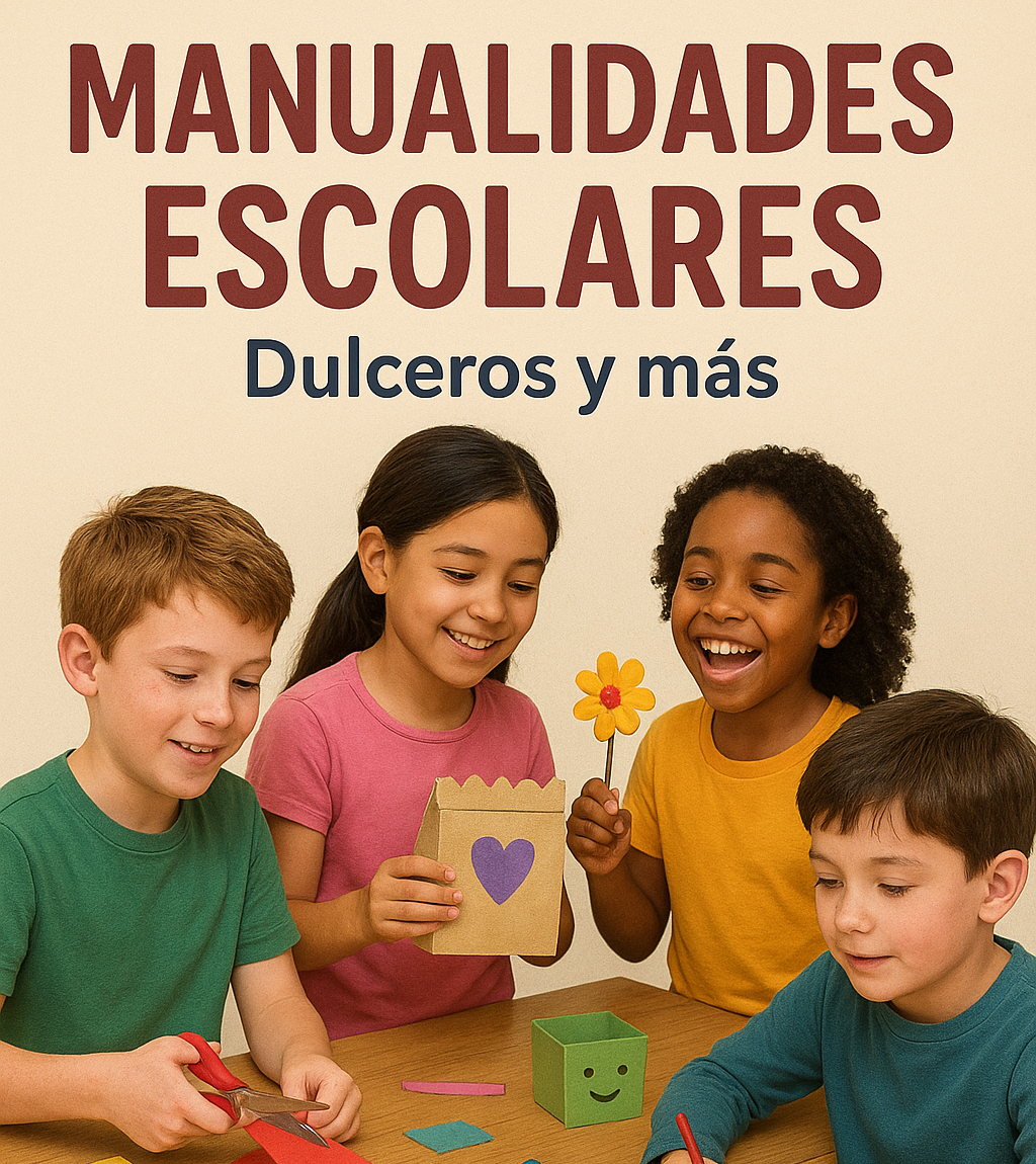 Manualidades escolares dulceros y más